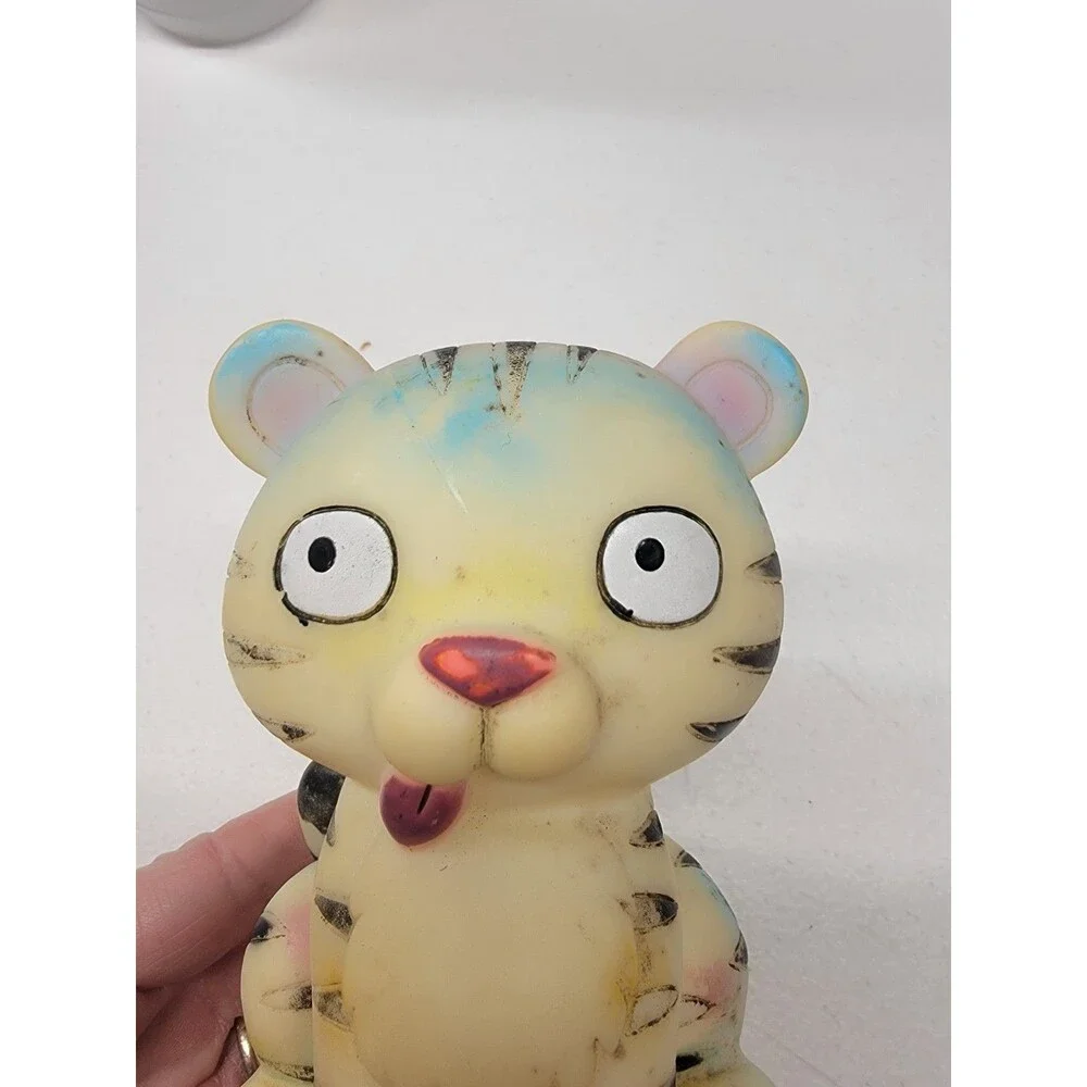 Vintage 1960’s Rubber Squeaky Toy Alan Jay Clarolyte Tiger